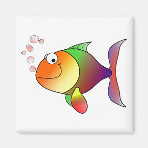 Aimant Poissons heureux