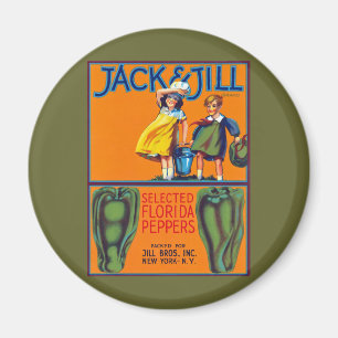 Aimant Poivrons de Floride Jack et Jill