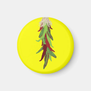 Aimant poivrons verts