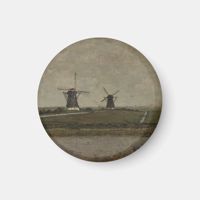 Aimant Polder avec moulins près d'Overschie (Devant)