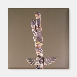 Aimant Pôle totémique du clan d'oiseaux tinglit