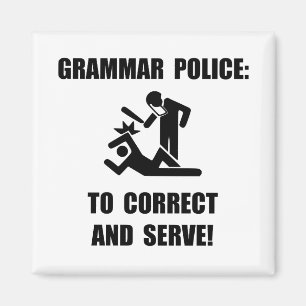 Aimant Police de grammaire