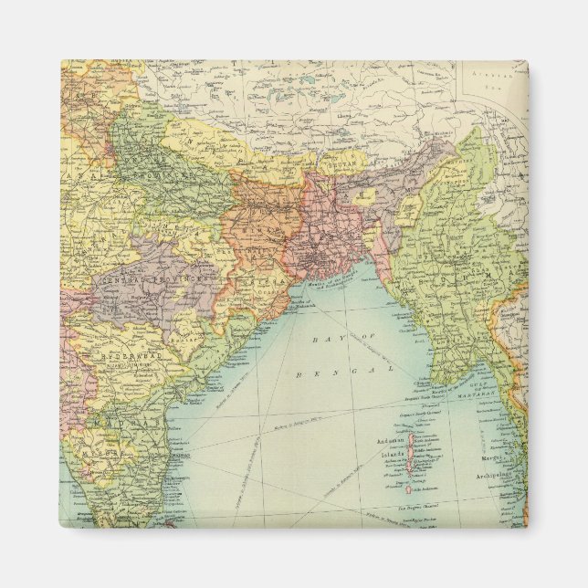 Aimant Politique indienne et étrangère (Devant)