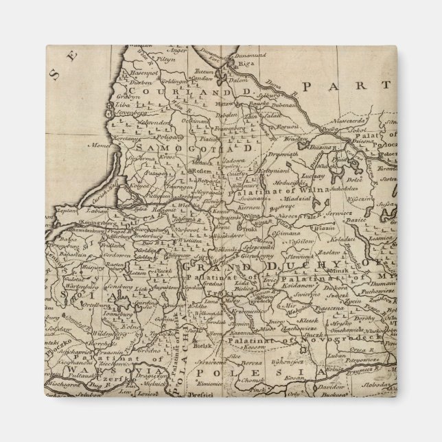 Aimant Pologne et Lituanie (Devant)