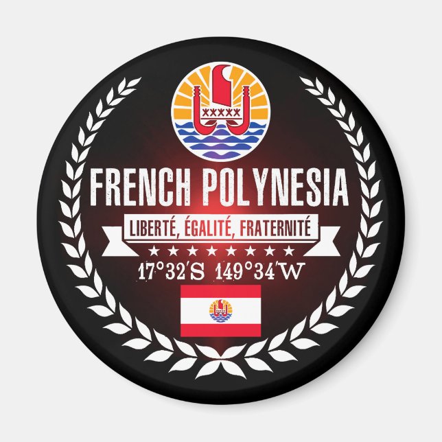 Aimant Polynésie française (Devant)