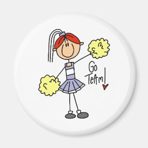 Aimant Pom-Pom Cheerleader