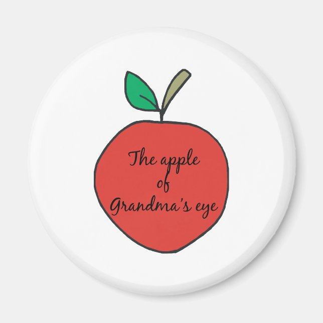 Aimant Pomme de grand-mère&apos ; s Oeil (Devant)