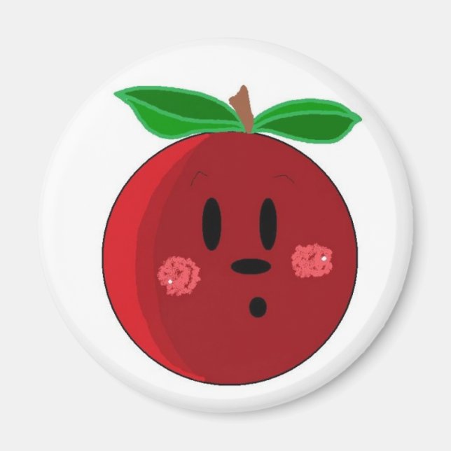 Aimant Pomme de visage (Devant)