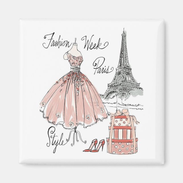 Aimant Pomme sauvage | Paris Mode Week (Devant)