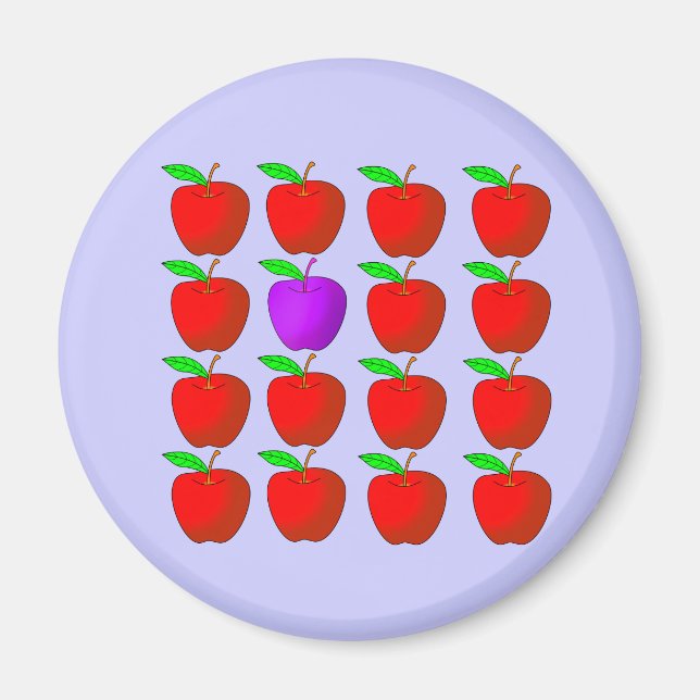 Aimant Pommes pour chemises et produits Diversité (Devant)