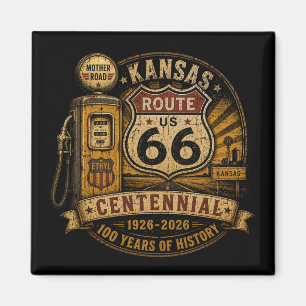 Aimant Pompe à essence pour le centenaire de la route 66