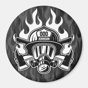 Aimant Pompier Secouru sur mesure Station du service d'in