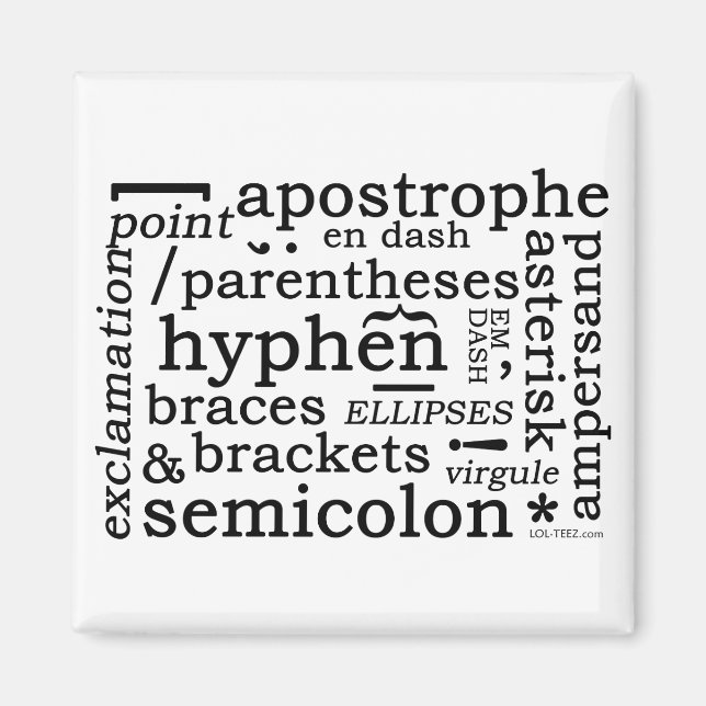 Aimant ponctuation (Devant)