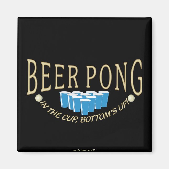 Aimant Pong de bière (Devant)