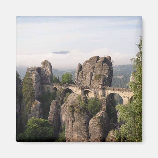 Aimant Pont Bastei En Aimon Suisse Saxon (Devant)
