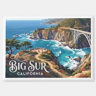 Aimant Pont de Bixby Creek Big Sur Californie