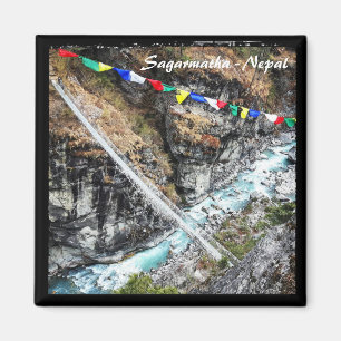 Aimant Pont de Hanging, Sagarmatha - Népal