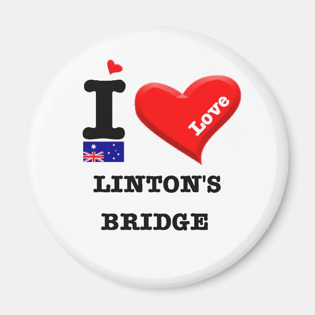 Aimant PONT DE LINTON - I Love (Devant)