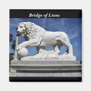 Aimant Pont de Lions Sculpture