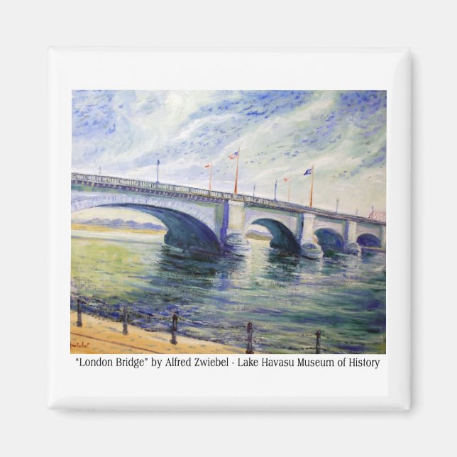 Aimant Pont de Londres par Alfred Zwiebel (Devant)
