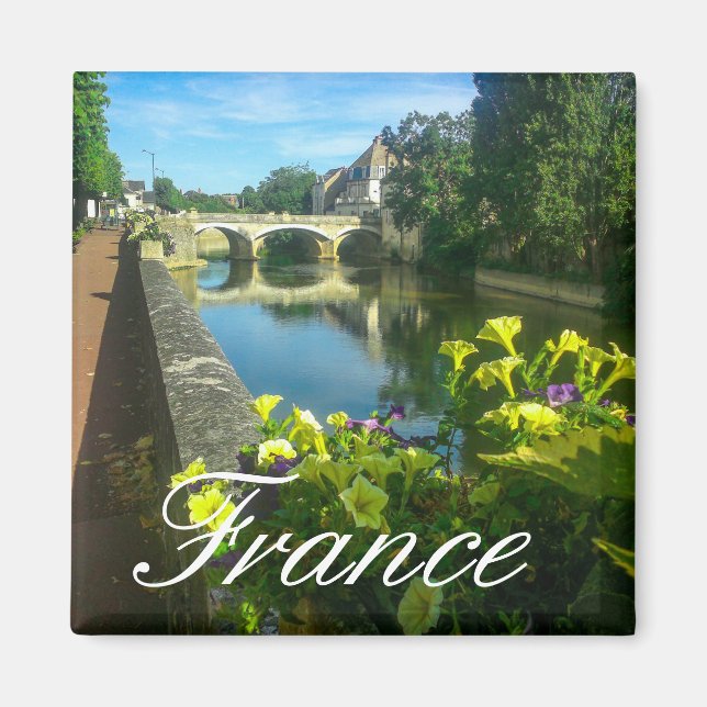 Aimant Pont de pierre Cityscape Street Architecture Franc (Devant)