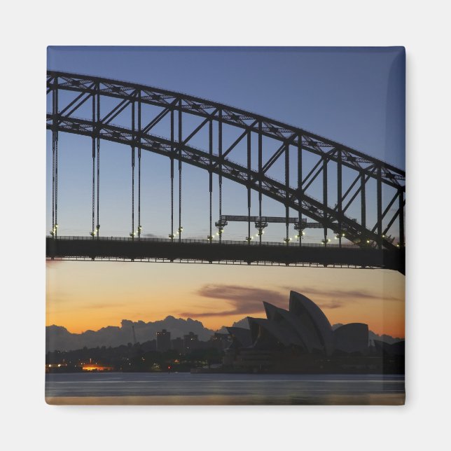 Aimant Pont de Sydney Harbour et Opéra de Sydney à 2 (Devant)