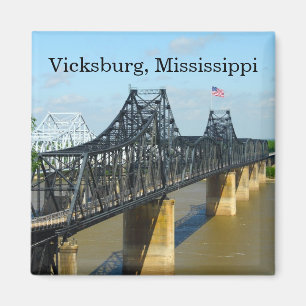Aimant Pont de Vicksburg le fleuve Mississippi