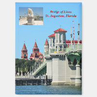 Pont des Lions St. Augustine, Floride Carte postal