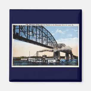 Aimant Pont des marchands, Mississippi River, St. Louis, 