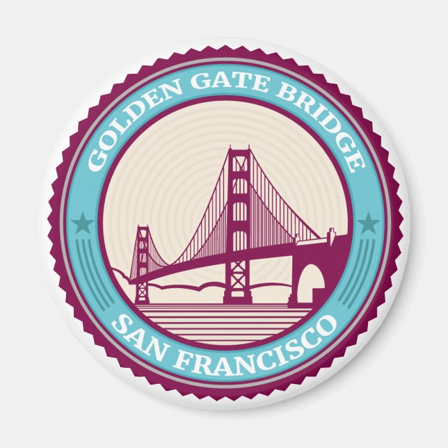 Aimant Pont du Golden Gate de San Francisco (Devant)