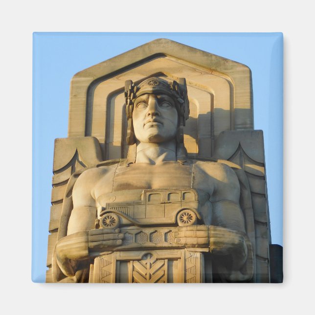 Aimant Pont Gardien avec véhicule (Devant)