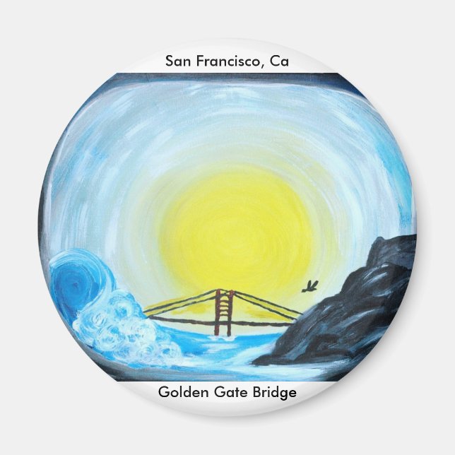 Aimant Pont Golden Gate (Devant)