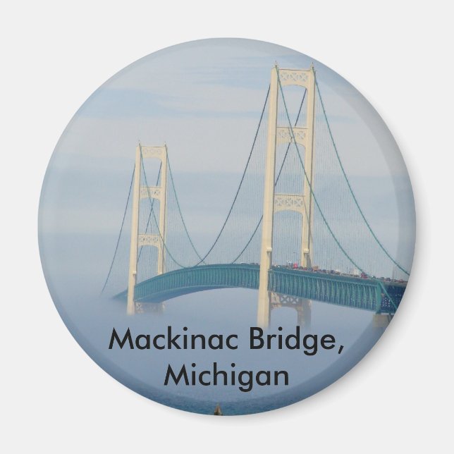 Aimant Pont Mackinac, Michigan (Devant)