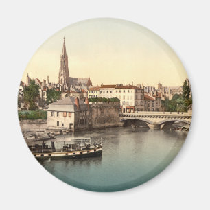 Aimant Pont moyen, Metz, France