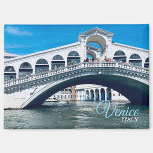 Aimant Pont Rialto Venise Italie Voyage Scénique