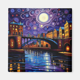 Aimant Pont sous le clair de lune 1
