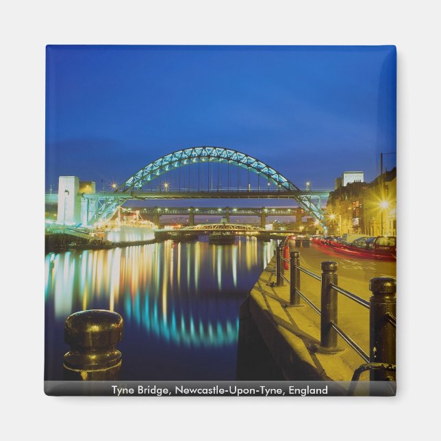 Aimant Pont Tyne, Newcastle-Upon-Tyne, Angleterre (Devant)