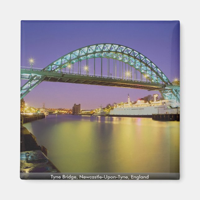 Aimant Pont Tyne, Newcastle-Upon-Tyne, Angleterre (Devant)