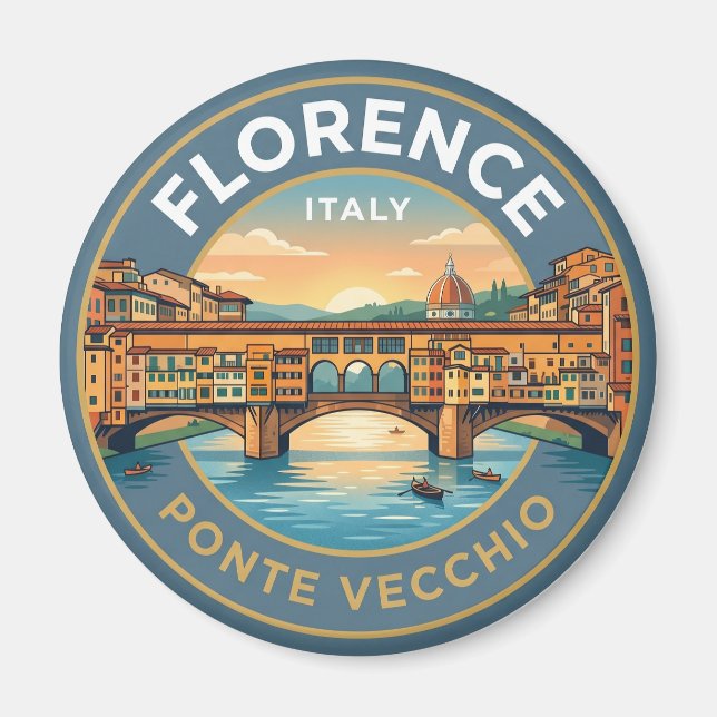 Aimant Ponte Vecchio Italie (Devant)