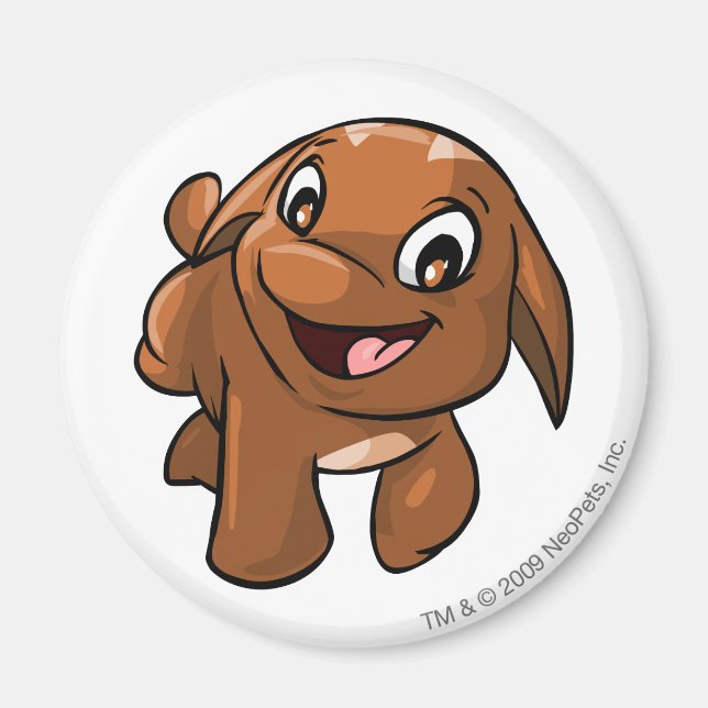Aimant Poogle Brown (Devant)
