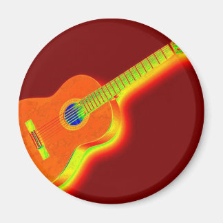 Aimant Pop Art Classic Guitare