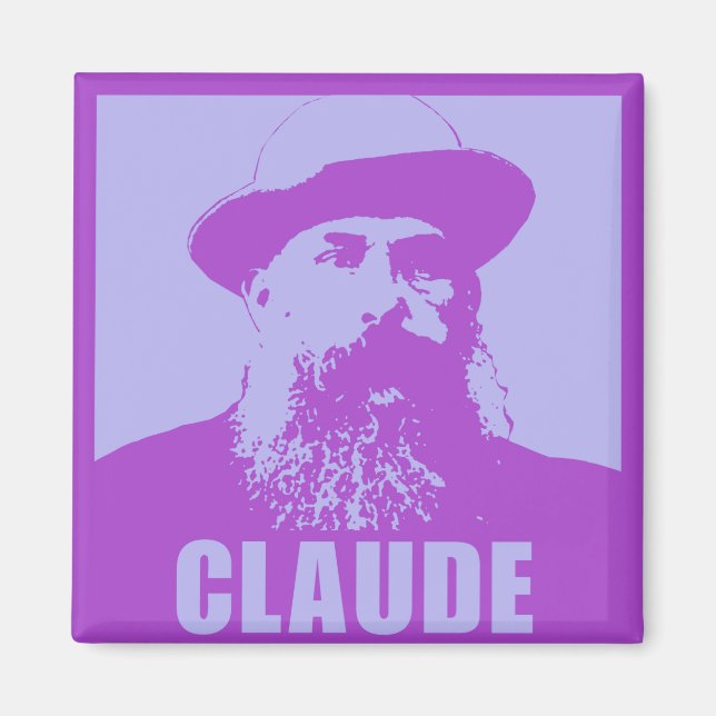 Aimant Pop Art Claude Monet | Mod (Devant)