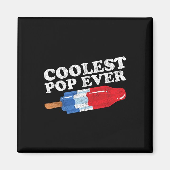 Aimant Pop Ever Popsicle Funny Retro Bomb Fête des pères  (Devant)