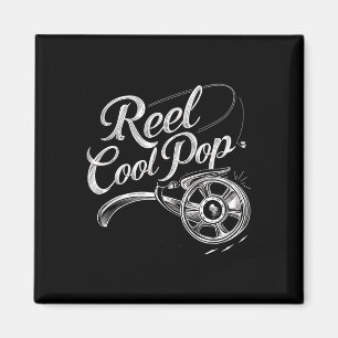 Aimant Pop pêche grand-père cadeaux drôle graphique cool