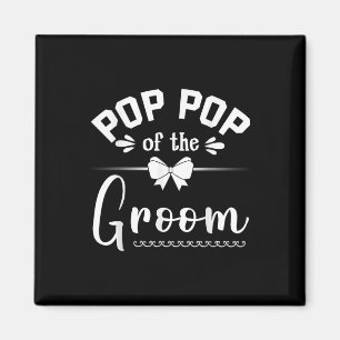 Aimant Pop Pop De La Mariée Groom Happy Mariage Marry Hus