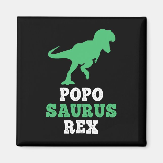 Aimant Popo-saurus Rex Dino Dinosaure Drôle Poposaurus  (Devant)