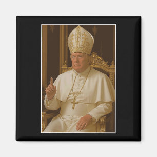 Aimant Popo Trump Église du Vatican Pape Trump Funny Chri