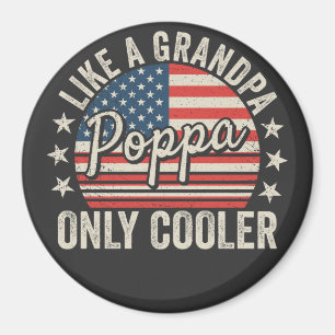 Aimant Poppa comme un grand-père mais en plus cool Cercle