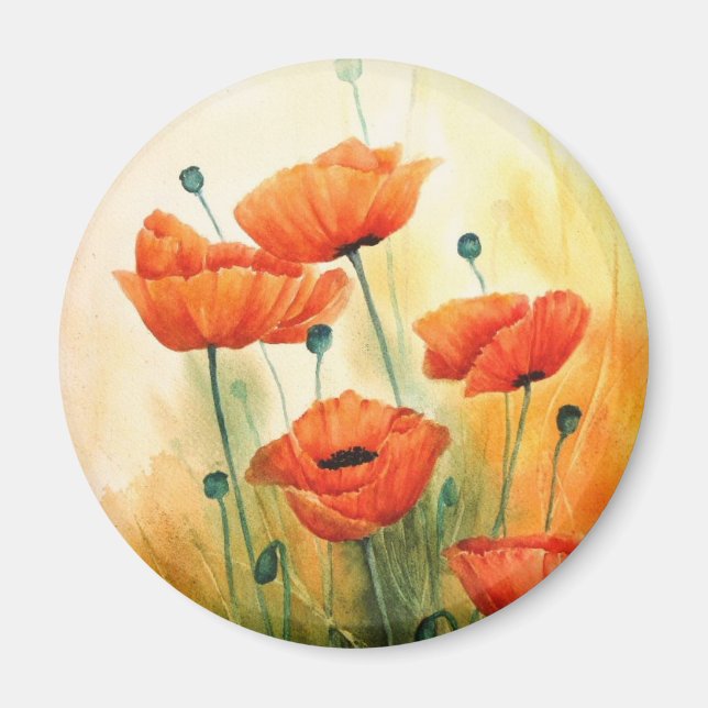 Aimant Poppies d'or (Devant)