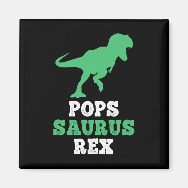 Aimant Pops-saurus Rex Dino Dinosaure Drôle Popssaurus  (Devant)